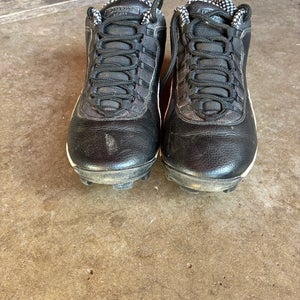 Men's Size M 9.0 (W 10.0) Air Jordan Mid Top Molded Cleats (Used)