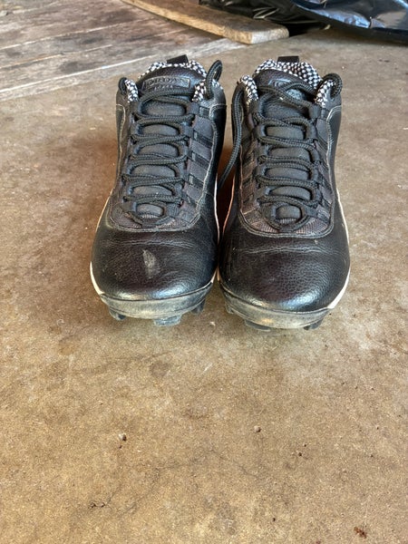 Men's Size M 9.0 (W 10.0) Air Jordan Mid Top Molded Cleats (Used)