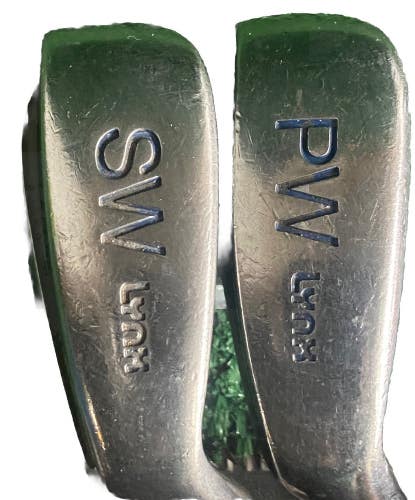 Lynx Tigress S/P Wedge Set PW,SW RH Ladies Flex Steel 34" With Nice Avon Grips