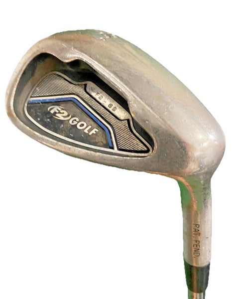 F2 Golf Face Forward Sand Wedge 56* Stiff Flex Steel 35 Inches RH New Grip