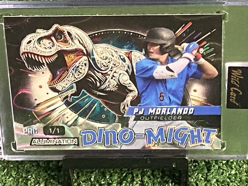 PJ Morlando Dino-Might 1/1 2024 T-Rex Refractor Marlins #DMTRX2-PM Wild Card PRC