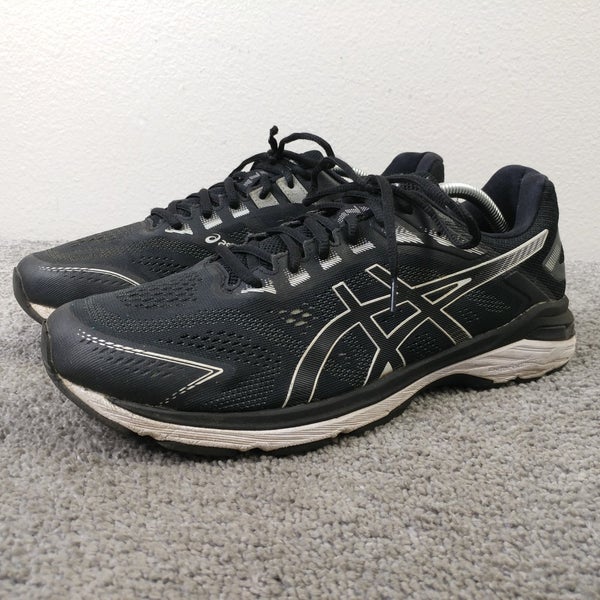 ASICS GT 2000 7 Mens Size 11 EXTRA WIDE Running Shoes Low Top Black White