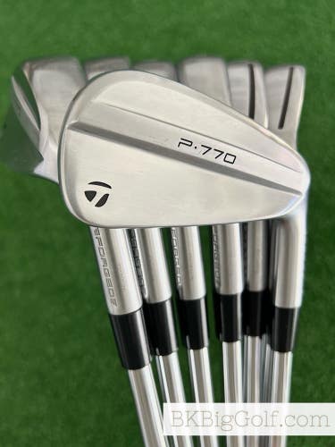 Taylormade P770 25 Forged Iron Set 5-A / Dynamic Gold 105 Stiff