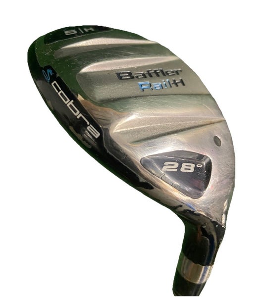 Cobra Baffler Rail-H 5 Hybrid 28* Fujikura Ladies Graphite 38" RH Good Condition