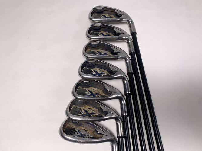 Callaway X-20 Iron Set 5-PW+SW 75g Regular Graphite Mens RH