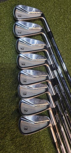 Men's 2021 TaylorMade P7MC Right Handed Iron Set Steel Shaft (Used)