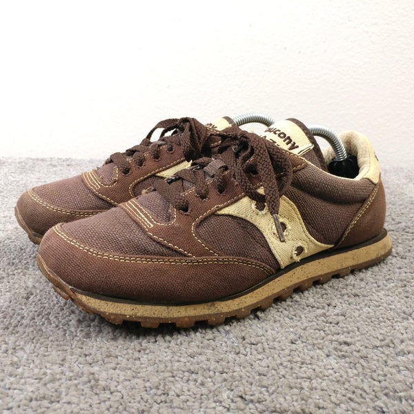 Saucony Jazz Low Original Womens Size 7.5 Running Shoes Burgundy Brown Retro