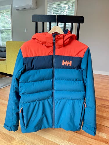 176 cm / 16 Y . Blue Youth Large/Extra Large Helly Hansen Jacket (Used)