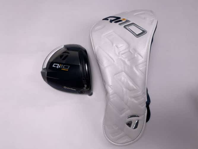 TaylorMade Qi10 MAX Driver 10.5* HEAD ONLY Mens RH HC NEW