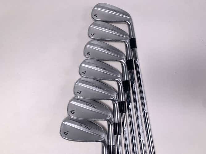 TaylorMade P770 2024 Iron Set 4-PW Project X Precision Rifle 6.0 Mens RH +1" NEW
