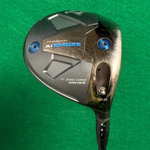 Callaway Paradym Ai Smoke TI 340 13.5 Mini Driver Kai'li 60-S Graphite Stiff