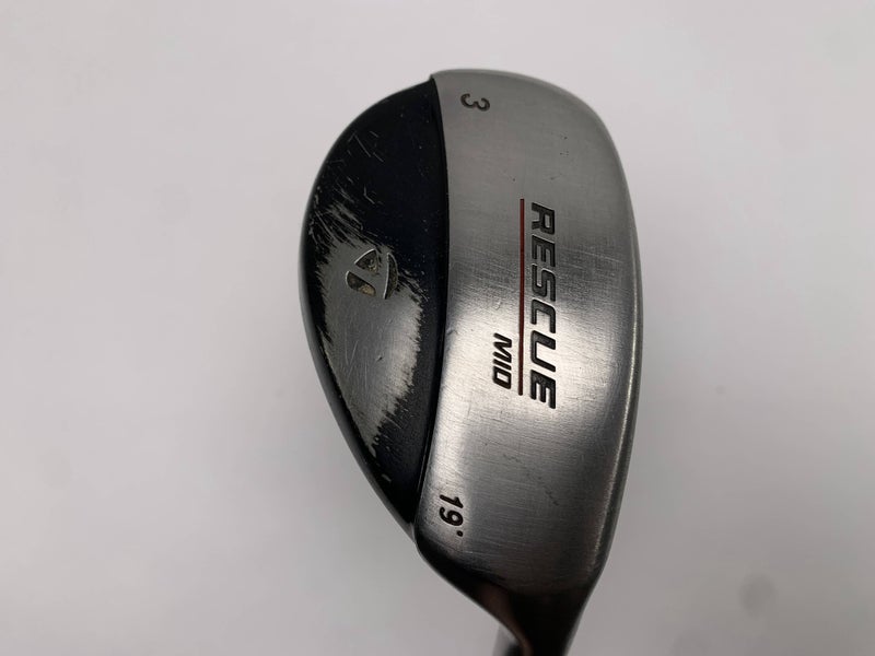 TaylorMade Rescue Mid 3 Hybrid 19* Stiff Graphite Mens RH