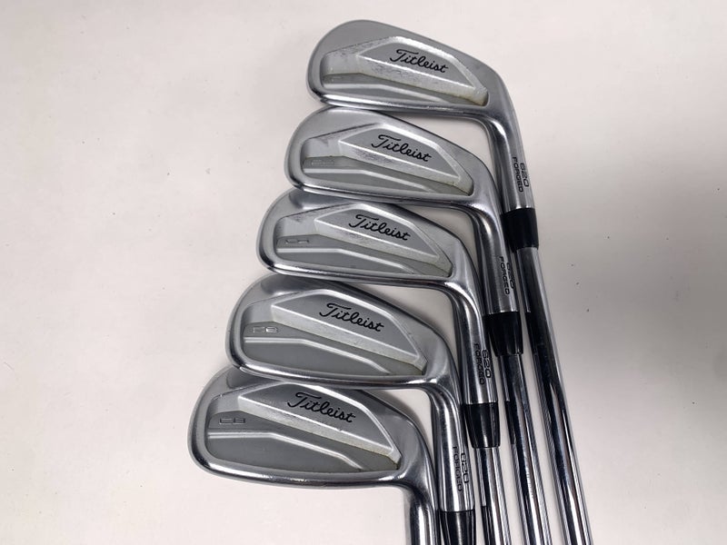 Titleist 620 CB Iron Set 5-9 True Temper Dynamic Gold S300 Stiff Steel Mens RH