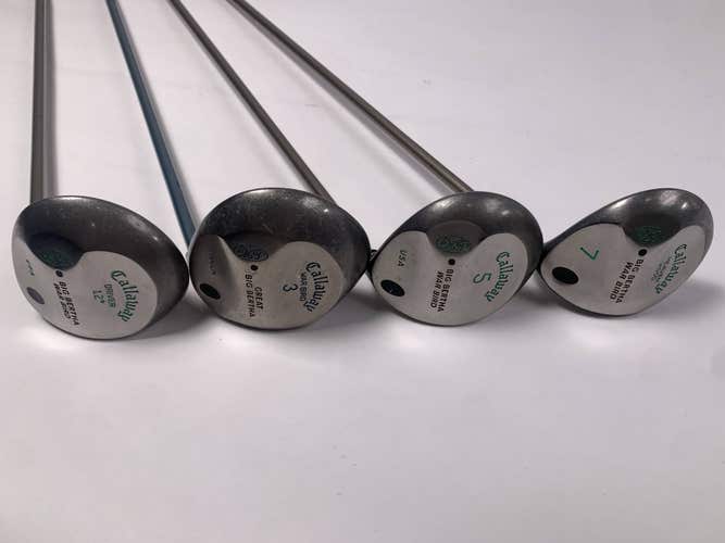 Callaway Big Bertha Warbird Wood Set Driver 3 5 7 | 12* 15* 18* 21* Womens RH