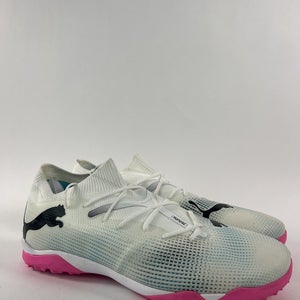 Puma Future 7 Match TT Turf Soccer Cleats Shoes White 107720-01 Men's Size 13
