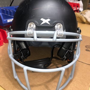 USED XENITH X2E+ STANDARD YOUTH FOOTBALL HELMET - MEDIUM - FLAT BLACK