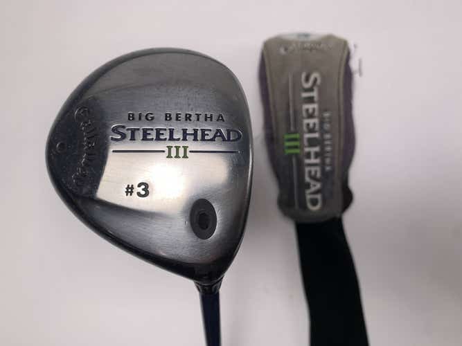 Callaway Steelhead III 3 Fairway Wood 15* System III Ladies Graphite RH HC