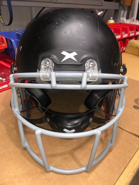 USED XENITH X2E+ ADULT FOOTBALL HELMET - LARGE - FLAT BLACK