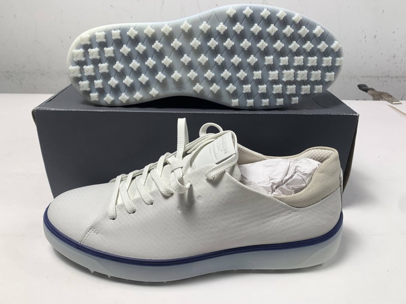 ECCO Tray Waterproof Golf Shoes White Men's SZ 10-10.5 (100304 60216)