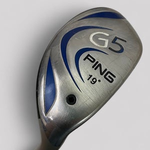 Ping G5 Hybrid 19 Golf Club TFC 100H Graphite Shaft Regular Flex 40" RH