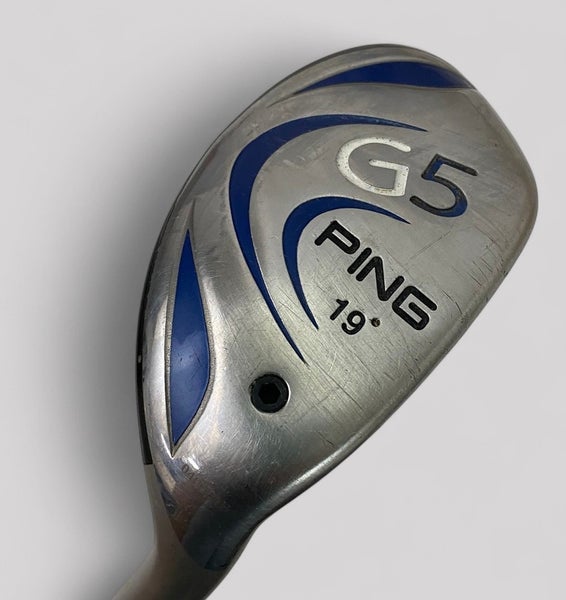 Ping G5 Hybrid 19 Golf Club TFC 100H Graphite Shaft Regular Flex 40" RH