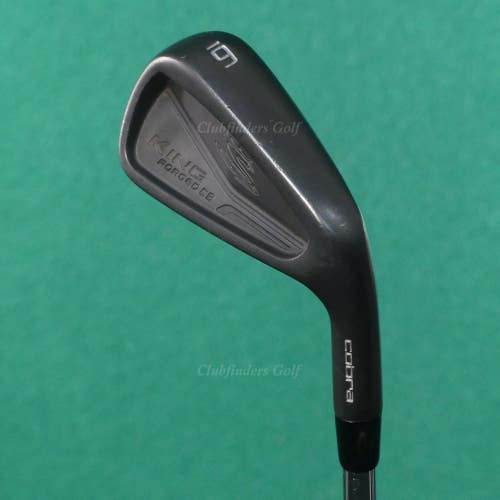 Cobra Golf King Forged CB Black Single 6 Iron KBS Tour Lite Steel Regular