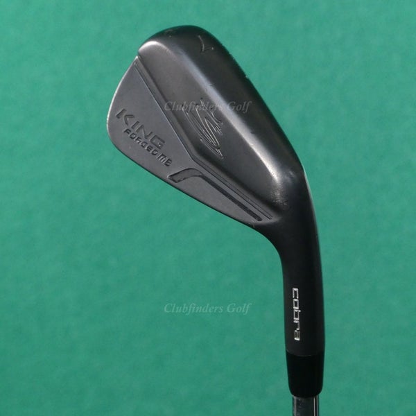Cobra Golf King Forged MB Black Single 7 Iron KBS Tour Lite Steel Regular