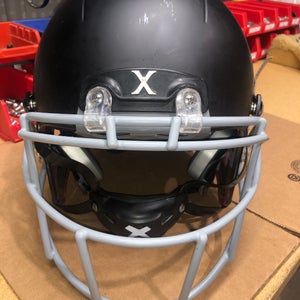 USED XENITH X2E+ ADULT FOOTBALL HELMET - LARGE - FLAT BLACK