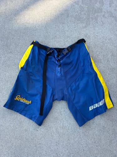 Goldrush Royal Medium Bauer Supreme Pant Shell (Used)