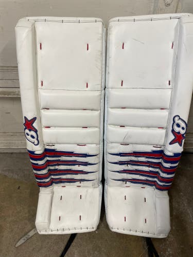 Halak pro return NY Rangers leg pads