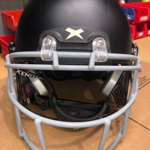 USED XENITH X2E+ ADULT FOOTBALL HELMET - MEDIUM - FLAT BLACK