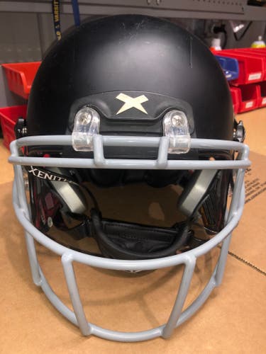 USED XENITH X2E+ ADULT FOOTBALL HELMET - MEDIUM - FLAT BLACK
