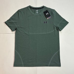 Under Armour RUSH UA Vanish Elite seamless Men's Short Sleeve Running Top Shirt 1376781 size M NEW