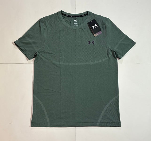 Under Armour RUSH UA Vanish Elite seamless Men's Short Sleeve Running Top Shirt 1376781 size M NEW