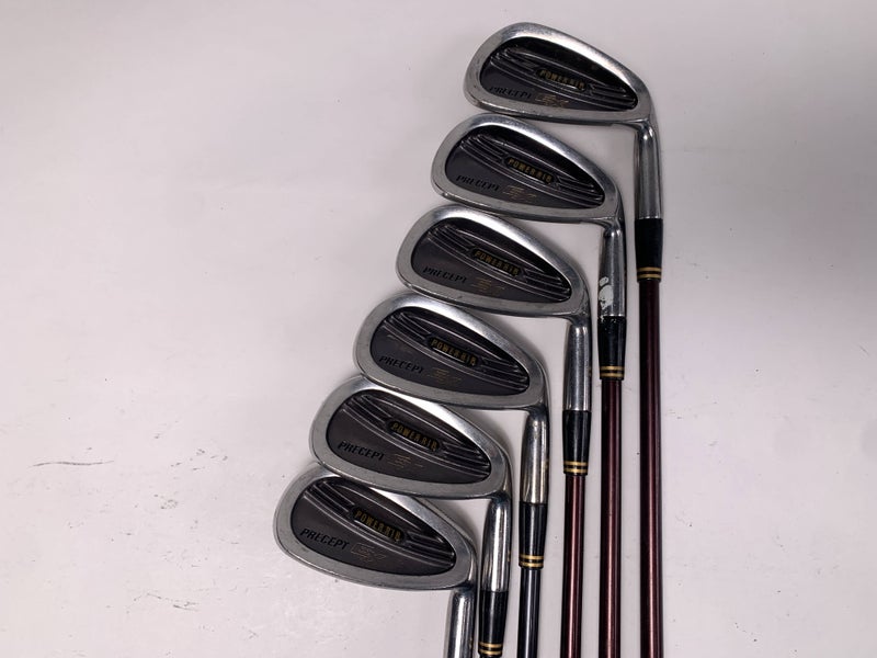 Bridgestone Precept EX Iron Set 5-PW Stiff Graphite Mens RH