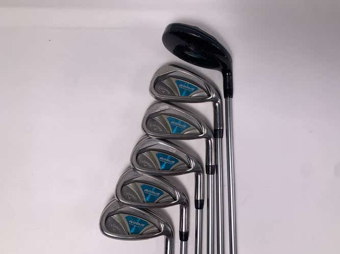 Callaway Rogue Hybrid Iron Set 5H 6-PW Aldila Quaranta 40g Ladies RH