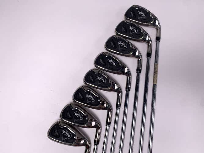Callaway Fusion Wide Sole Iron Set 3-PW Nippon 990 Uniflex Steel Mens RH