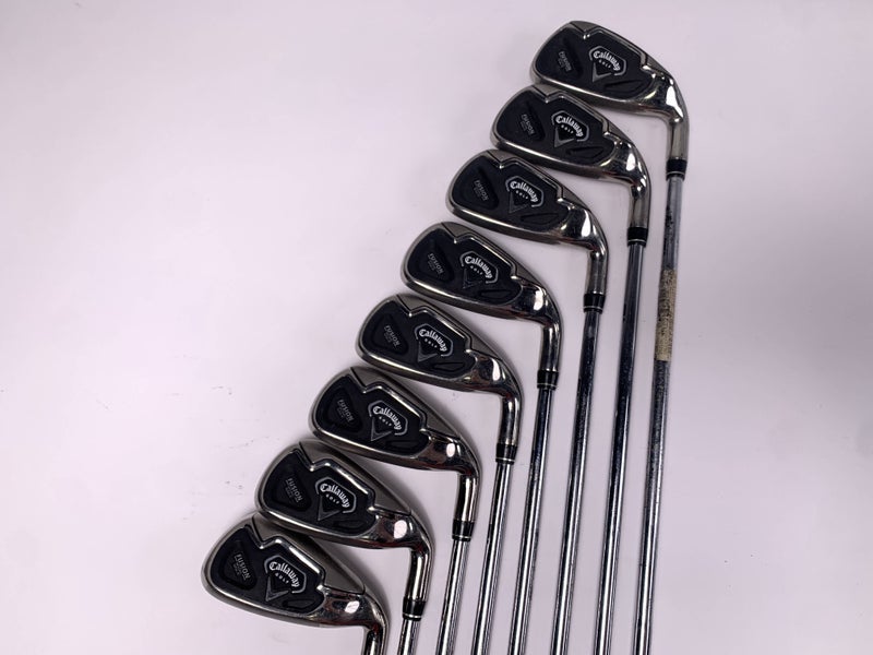 Callaway Fusion Wide Sole Iron Set 3-PW Nippon 990 Uniflex Steel Mens RH
