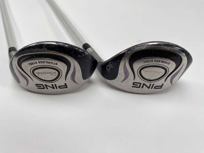 Ping Rhapsody 5 & 6 Hybrid Set 26* 28* ULT 129 Ultra Light Ladies RH