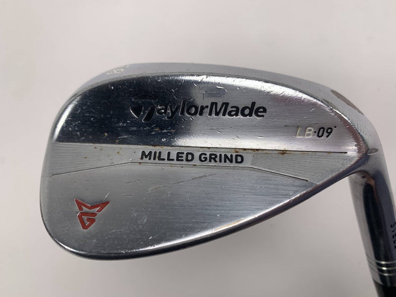 TaylorMade Milled Grind Satin Chrome Wedge 58* 9 True Temper DG Wedge Steel RH