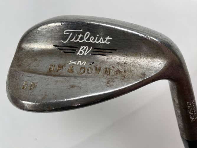 Titleist Vokey SM7 Tour Chrome Wedge 58*14 Dynamic Gold S400 Stiff Steel Mens RH