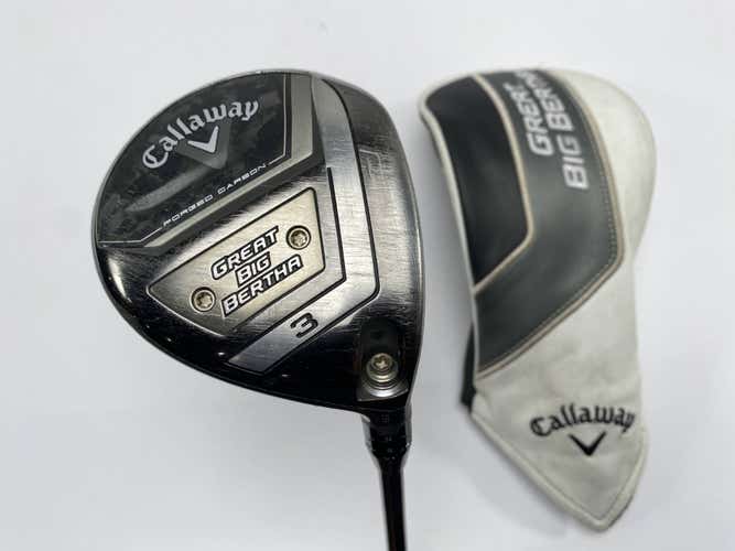 Callaway Great Big Bertha 23 3 Fairway Wood 15* Mamiya Helium 4F2 Senior RH HC