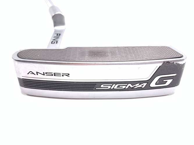Ping Sigma G Anser Putter 35" SuperStroke Pistol GT 2.0 Black Dot Mens LH