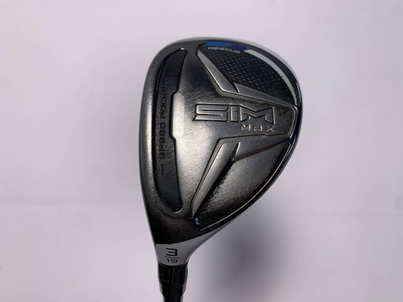 TaylorMade SIM MAX 3 Hybrid 19* Fujikura Ventus Blue 6R Regular Graphite Mens LH