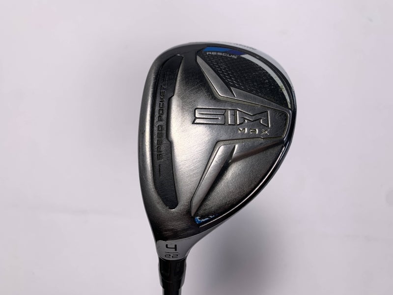 TaylorMade SIM MAX 4 Hybrid 22* Fujikura Ventus Blue 6R Regular Graphite Mens LH