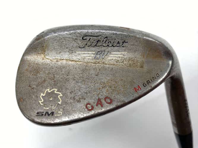 Titleist Vokey SM5 Raw Wedge 54* 10 Bounce M-Grind KBS Tour Stiff Steel Mens RH