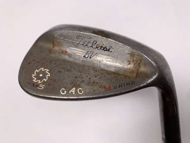 Titleist Vokey SM5 Raw Wedge 58* 8 Bounce KBS Tour Stiff Steel Mens RH