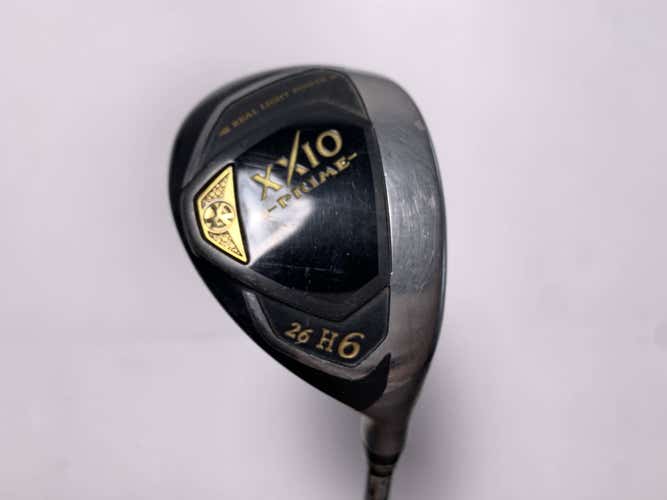 XXIO Prime 10 6 Hybrid 26* Prime SP-1000 Flex 3212 44g Regular Graphite Mens RH