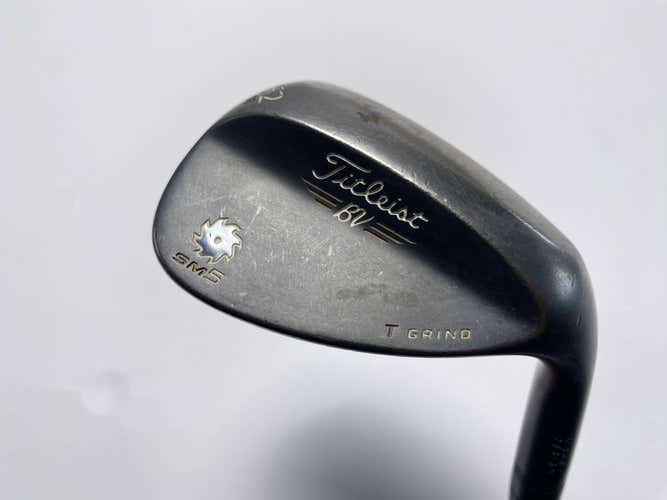 Titleist Vokey SM5 Raw Black Lob Wedge LW 62* 8 Bounce T-Grind Wedge Mens RH