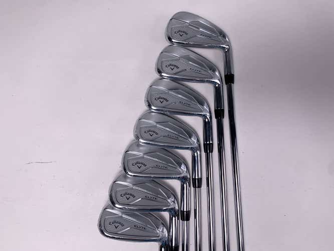 Callaway Elyte Iron Set 5-PW+GW True Temper Vector 85g Regular Steel Mens RH